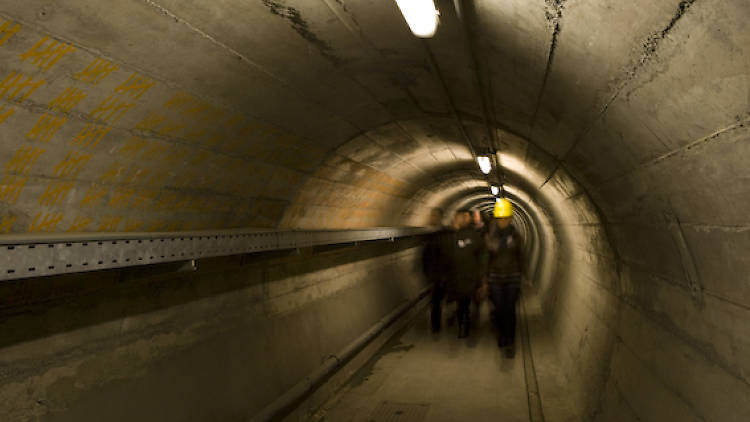 Sonnenberg Tunnel and bunker in Lucerne, Switzerland.