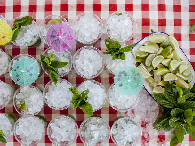 London's signature cocktails, Ridley Road Market Bar, ginger mojito London's signature cocktails, Ridley Road Market Bar, ginger mojito