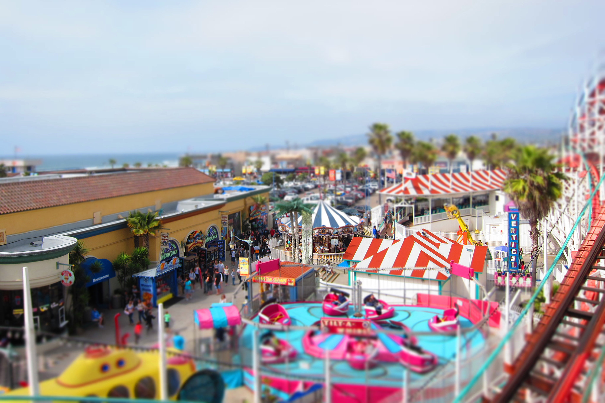 Belmont Park Attractions in Mission Beach San Diego