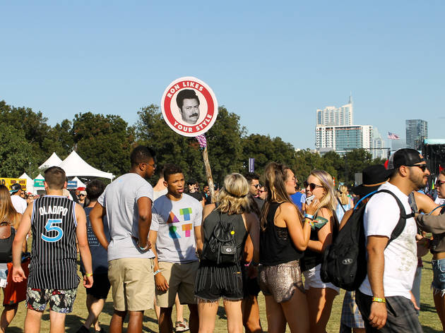 Crowds filled Zilker Park during Austin City Limits Music Festival 2015.