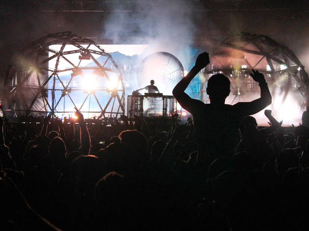 Deadmau5 performed on day two of Austin City Limits Music Festival 2015.