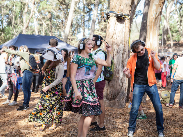 Silent Disco at Hardly Strictly Bluegrass 2015