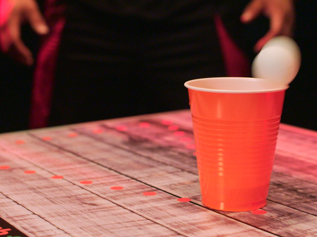 Brit Pong Beer pong at Brit Pong