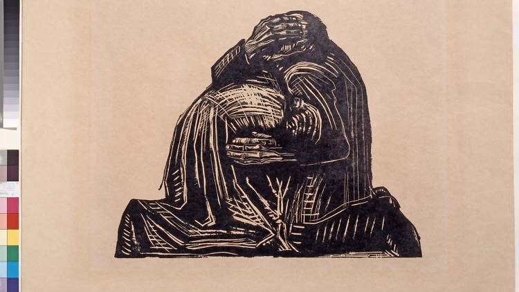  Käthe Kollwitz – The Parents (II. Version – Holzschnitt), 1922/23. © VG Bild-Kunst, Bonn