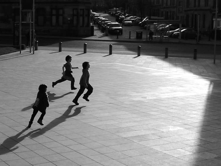 23 atmospheric images of Glasgow in black and white