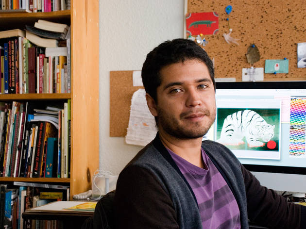 Juan Palomino El ilustrador Juan Palomino en la FILIJ