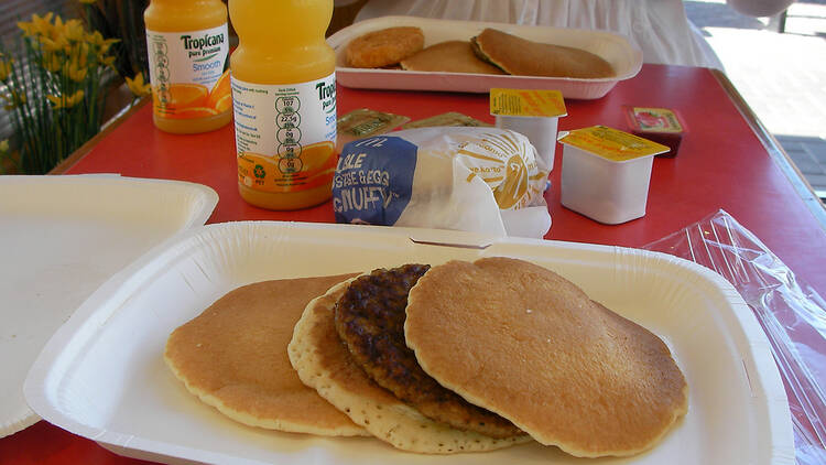 McDonalds hot cakes/all-day breakfast