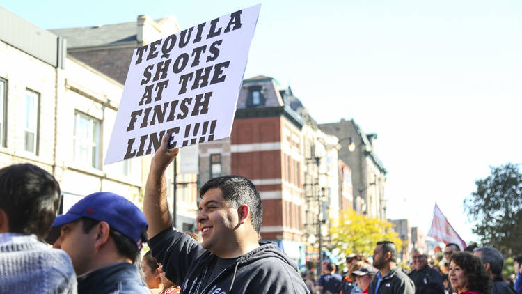 Funniest spectator signs at the 2015 Chicago Marathon