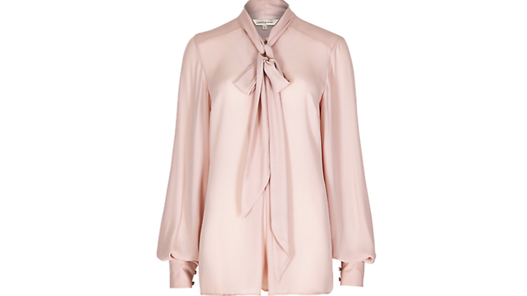 Pussy-bow blouse by Marks and Spencer, £29.50