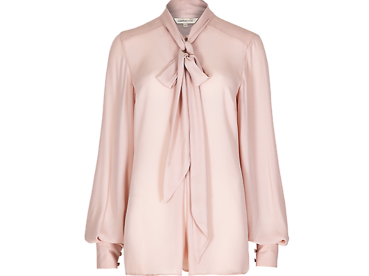 Pussy-bow blouse by Marks and Spencer, £29.50