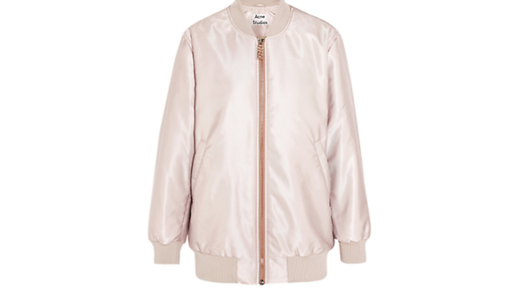 Satin bomber jacket by Acne, £490