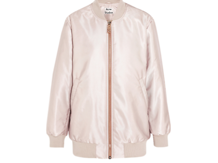 Satin bomber jacket by Acne, £490