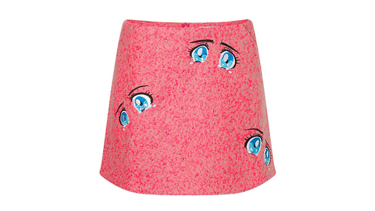 Eye embroidered skirt by Anna K, £185