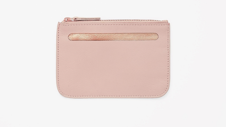 Leather cut-out purse by Cos, £19