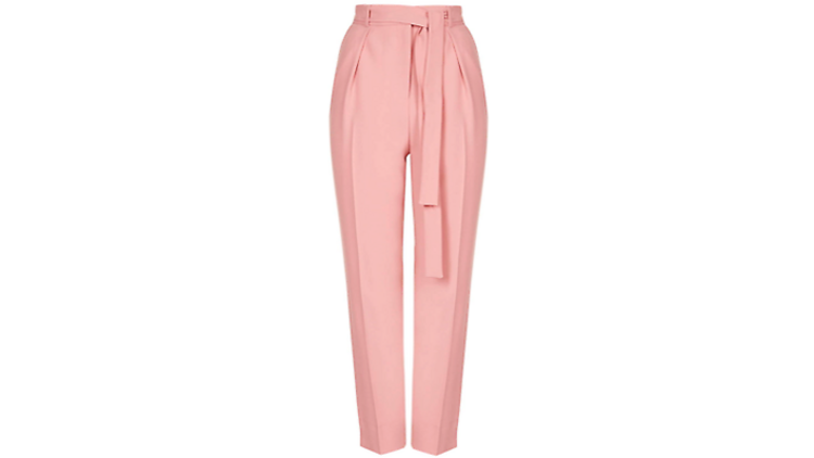 Crepe peg trousers by Topshop, £40