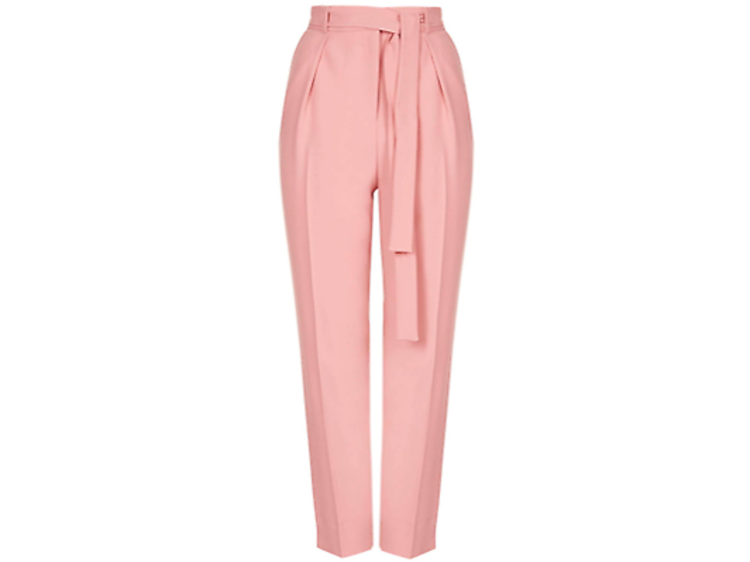 Crepe peg trousers by Topshop, £40