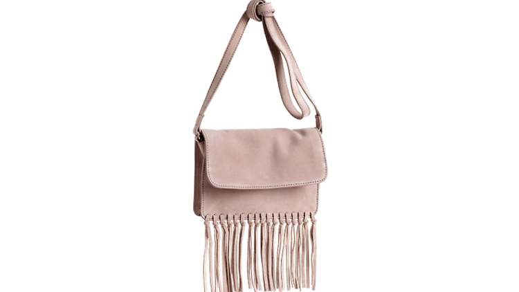 Suede fringed bag by H&M, £29.99