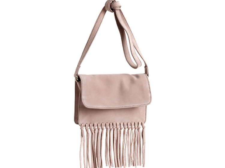 Suede fringed bag by H&M, £29.99