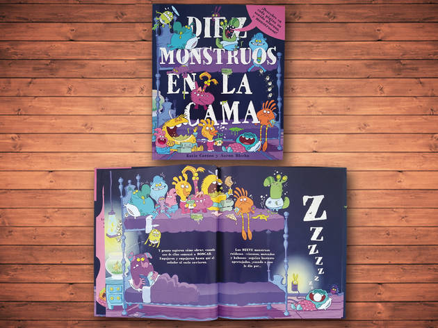 Diez monstruos en la cama Diez monstruos en la cama
