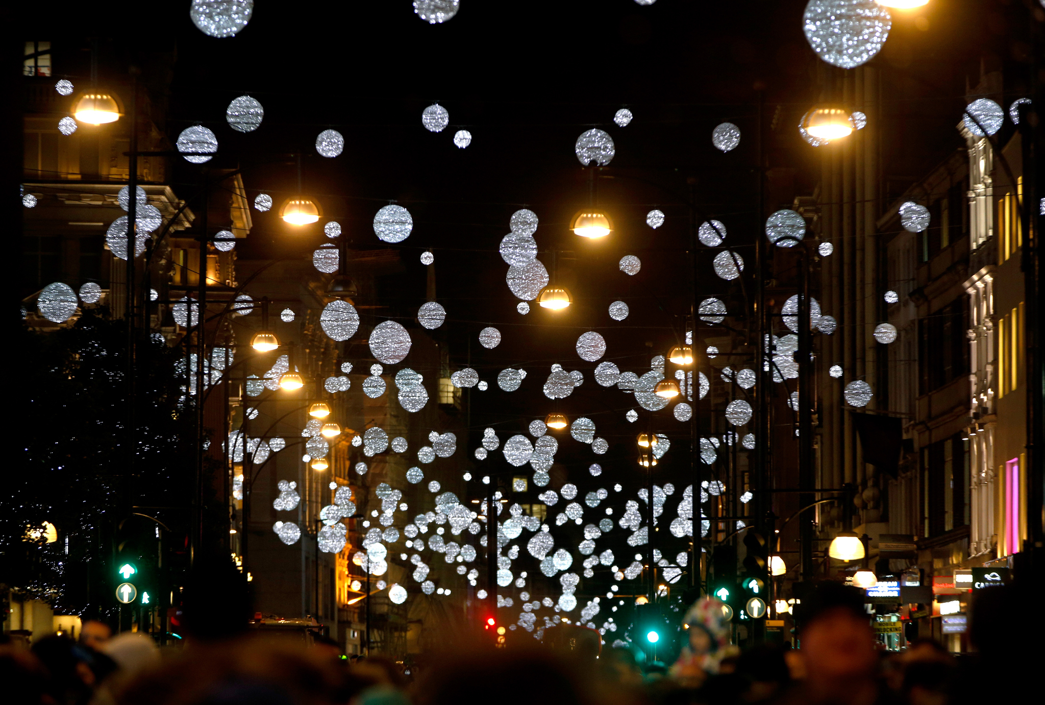 Christmas lights in London  Christmas in London 2017 