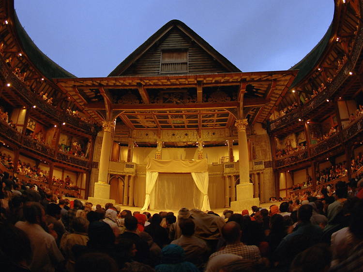 See theatre Elizabethan style with a groundling ticket to the Globe