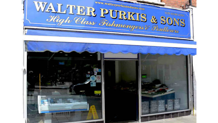 Walter Purkis & Sons, fishmonger, Crouch End