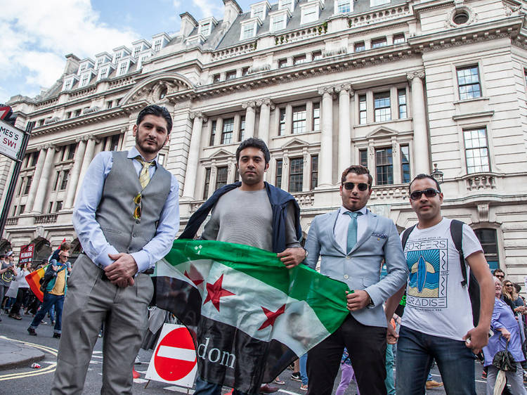 We met the activists who took part in London's refugee march