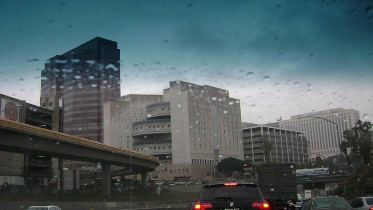 Rain Downtown LA