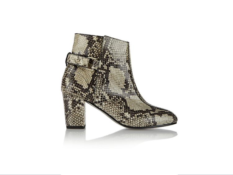 Sabrina snake-effect boots by Newbark, £690