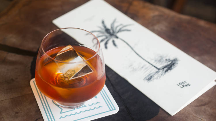 The Cap Haitian Rum and Honey is on Lost Lake's whisper menu.