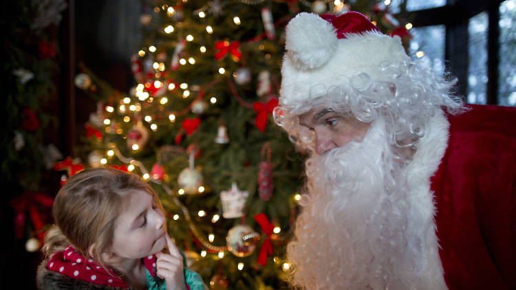 Father Christmas at the National Trust