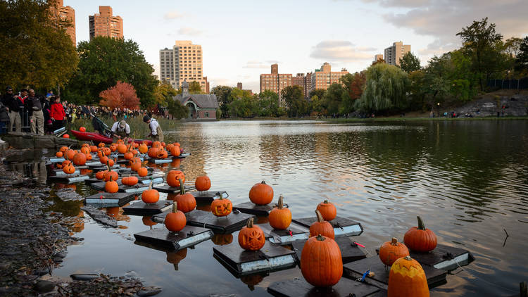 Central Park Halloween Parade and Pumpkin Sail