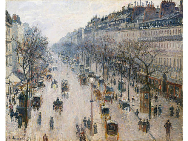 Camille Pissarro, The Boulevard Montmartre on a Winter Morning, 1897