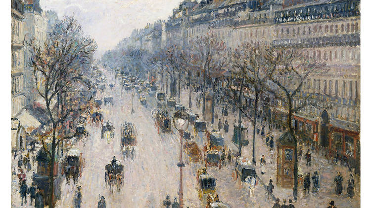 Camille Pissarro, The Boulevard Montmartre on a Winter Morning (1897)