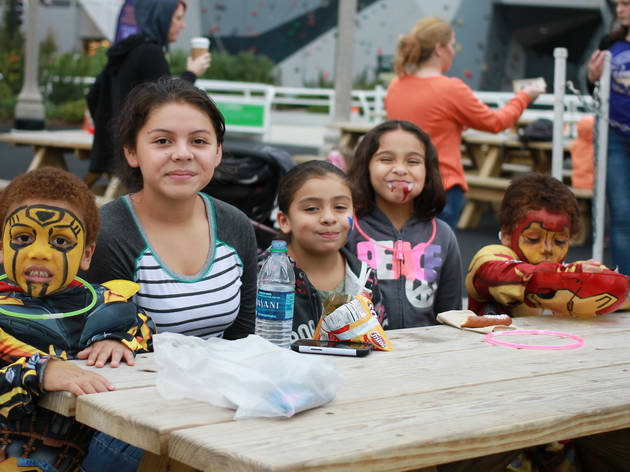 The first annual Halloween Gathering attracted a crowd of all ages with an Art and Halloween Festival and parade in and around Millennium Park on October 24, 2015.