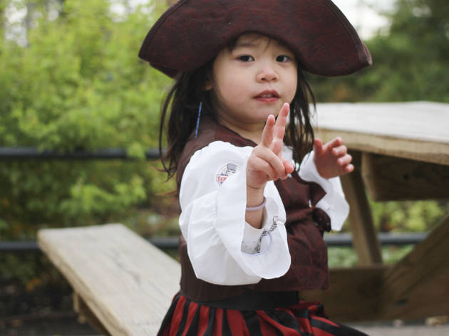 The first annual Halloween Gathering attracted a crowd of all ages with an Art and Halloween Festival and parade in and around Millennium Park on October 24, 2015.