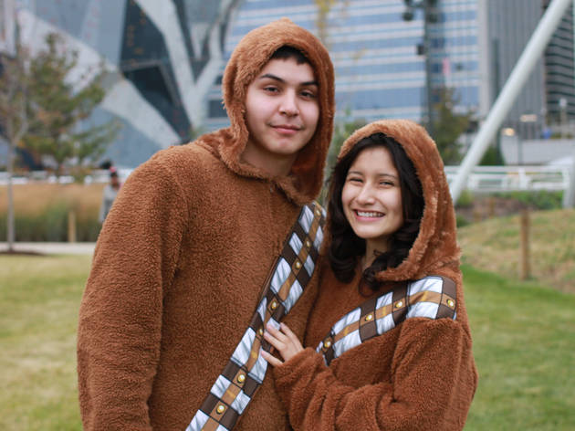 The first annual Halloween Gathering attracted a crowd of all ages with an Art and Halloween Festival and parade in and around Millennium Park on October 24, 2015.