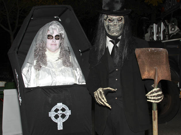 The first annual Halloween Gathering attracted a crowd of all ages with an Art and Halloween Festival and parade in and around Millennium Park on October 24, 2015.