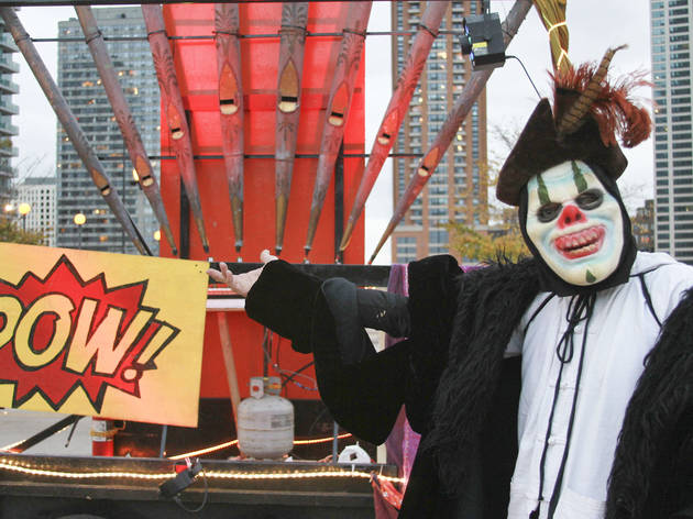 The first annual Halloween Gathering attracted a crowd of all ages with an Art and Halloween Festival and parade in and around Millennium Park on October 24, 2015.