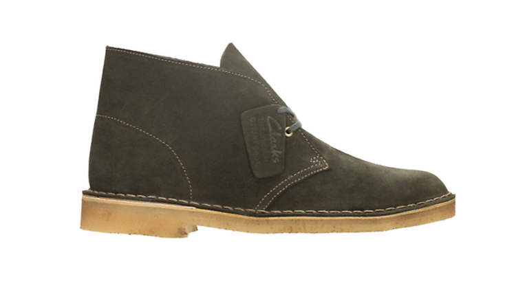 Loden green desert boots by Clarks, £95