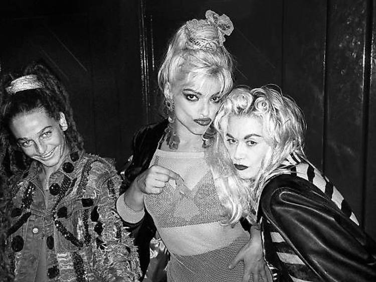 Ari, Nina and Pam, Brixton Academy, 1992