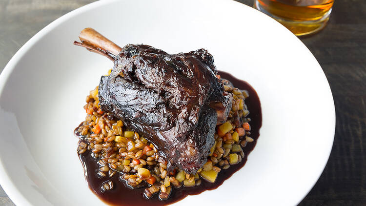 Lamb shank at Kat & Theo