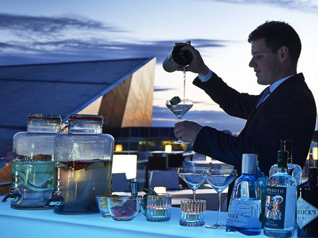 Rooftop Bar at the Marker Hotel Rooftop Bar at the Marker Hotel