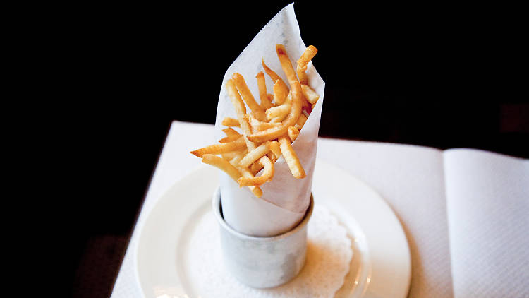 Pommes frites at Balthazar in New York, NY