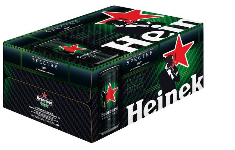 Heineken SPECTRE Sleek Can Pack