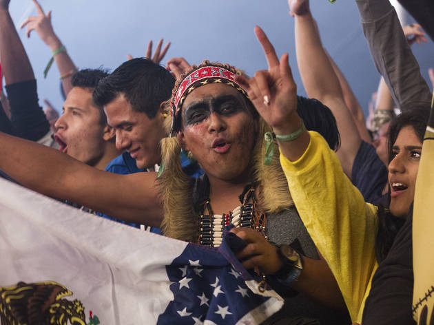 Electronic music fans showed up in costume at the 2015 Freaky Deaky Halloween festival in Toyota Park.