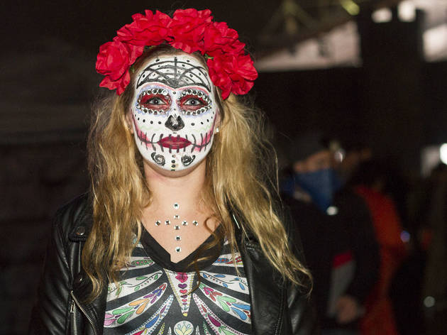 Electronic music fans showed up in costume at the 2015 Freaky Deaky Halloween festival in Toyota Park.