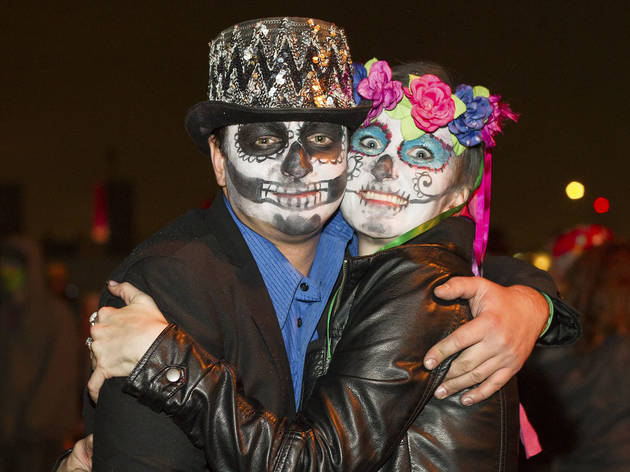 Electronic music fans showed up in costume at the 2015 Freaky Deaky Halloween festival in Toyota Park.