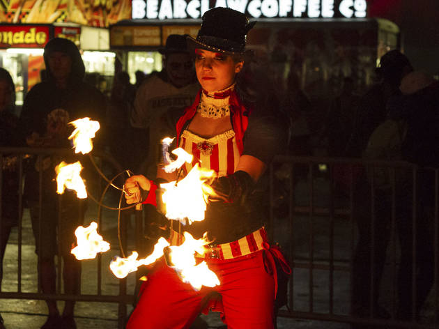 Electronic music fans showed up in costume at the 2015 Freaky Deaky Halloween festival in Toyota Park.