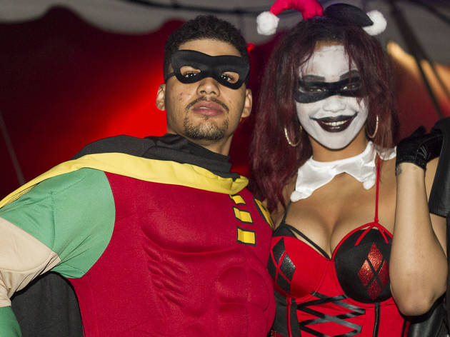 Electronic music fans showed up in costume at the 2015 Freaky Deaky Halloween festival in Toyota Park.